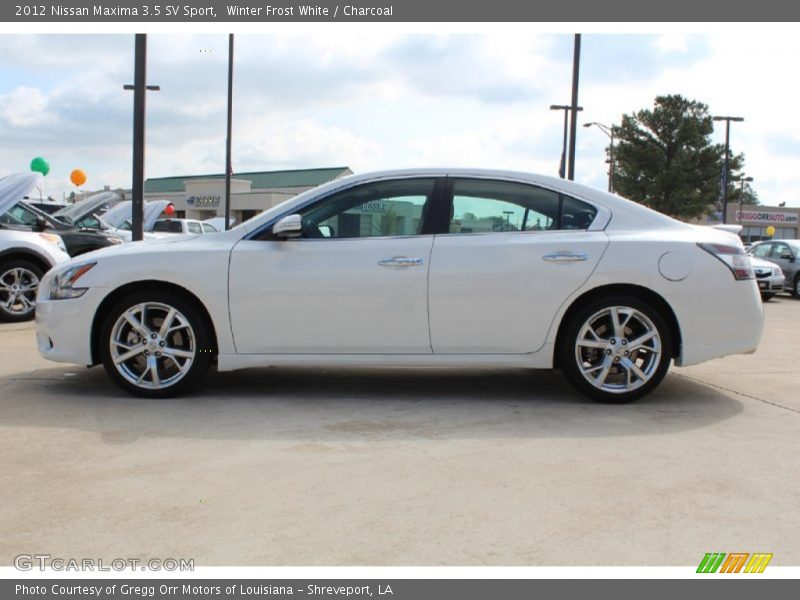 Winter Frost White / Charcoal 2012 Nissan Maxima 3.5 SV Sport
