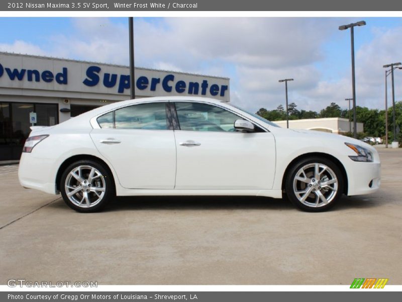 Winter Frost White / Charcoal 2012 Nissan Maxima 3.5 SV Sport