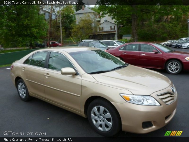 Sandy Beach Metallic / Bisque 2010 Toyota Camry LE