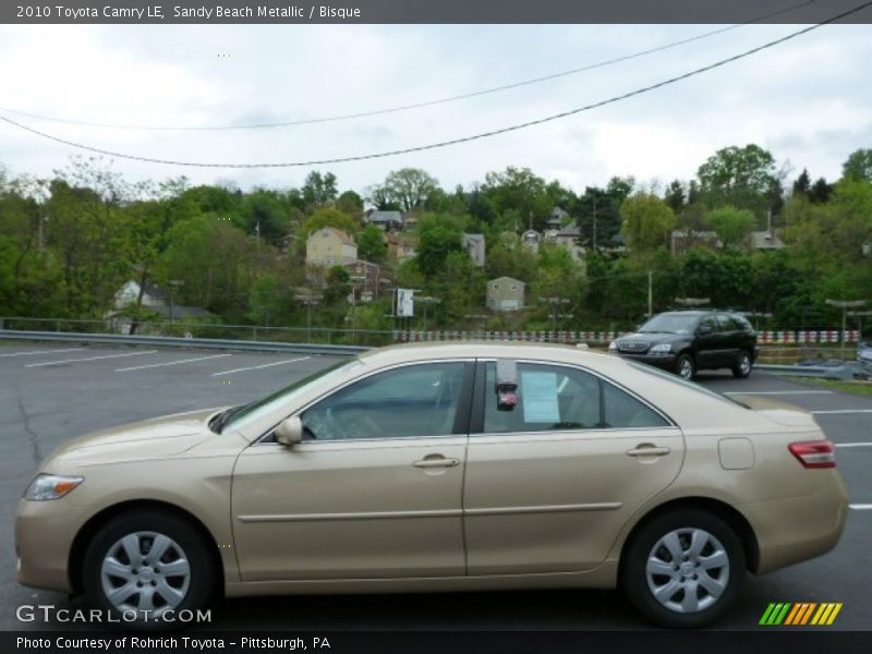 Sandy Beach Metallic / Bisque 2010 Toyota Camry LE