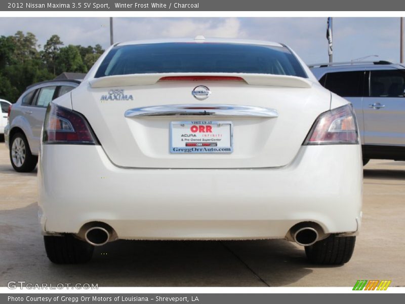 Winter Frost White / Charcoal 2012 Nissan Maxima 3.5 SV Sport