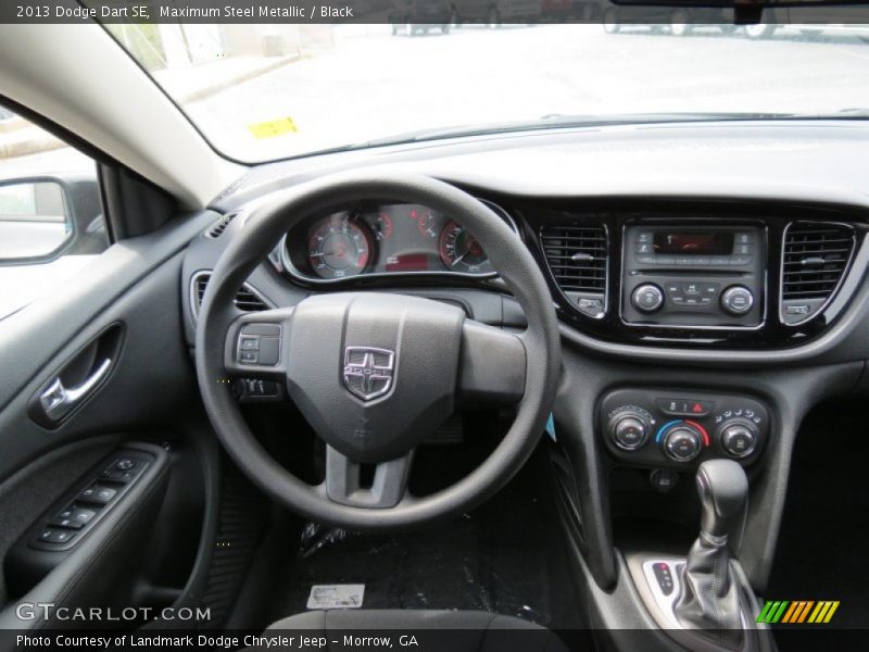 Maximum Steel Metallic / Black 2013 Dodge Dart SE