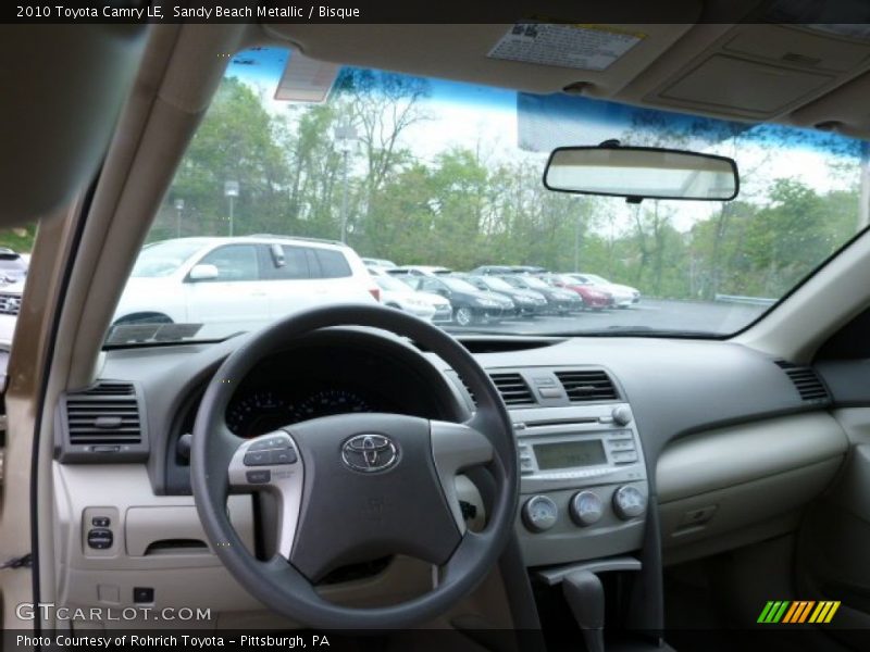 Sandy Beach Metallic / Bisque 2010 Toyota Camry LE