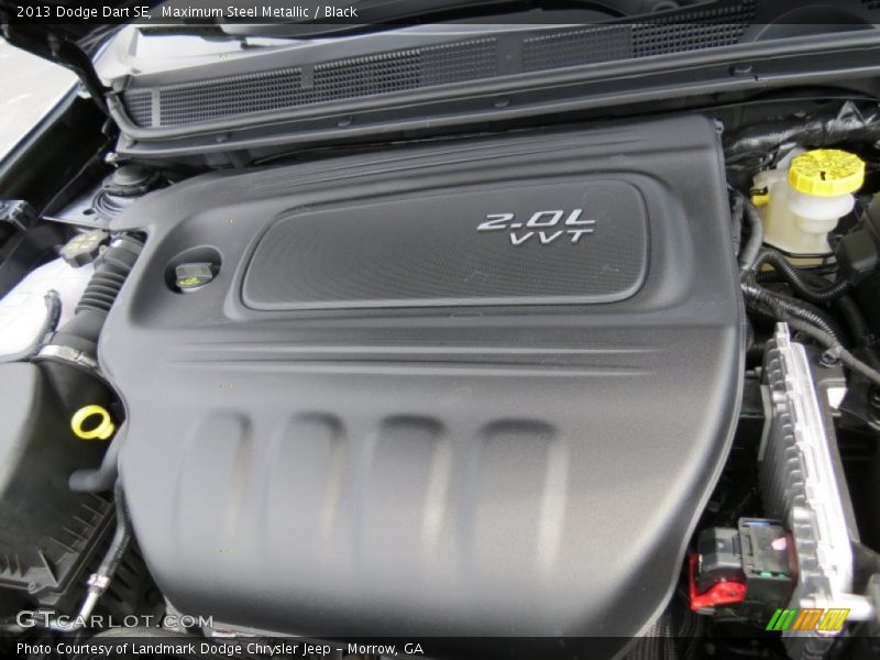 Maximum Steel Metallic / Black 2013 Dodge Dart SE