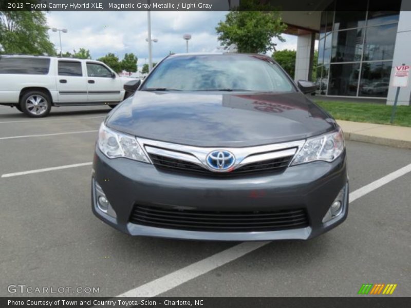 Magnetic Gray Metallic / Light Gray 2013 Toyota Camry Hybrid XLE