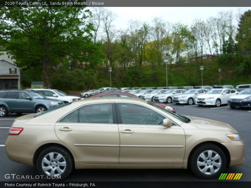 Sandy Beach Metallic / Bisque 2010 Toyota Camry LE