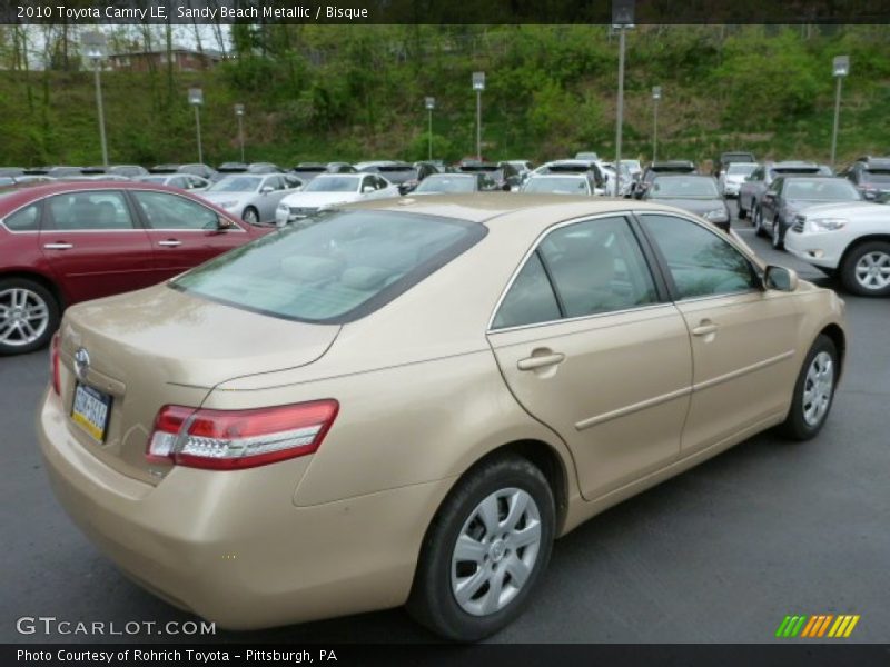 Sandy Beach Metallic / Bisque 2010 Toyota Camry LE