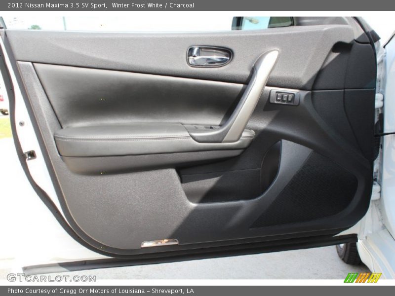 Winter Frost White / Charcoal 2012 Nissan Maxima 3.5 SV Sport