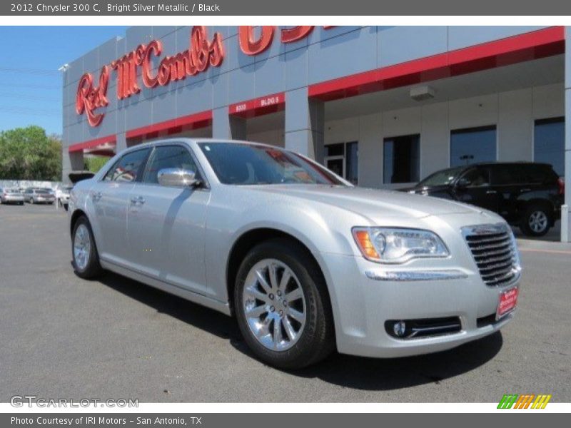 Bright Silver Metallic / Black 2012 Chrysler 300 C