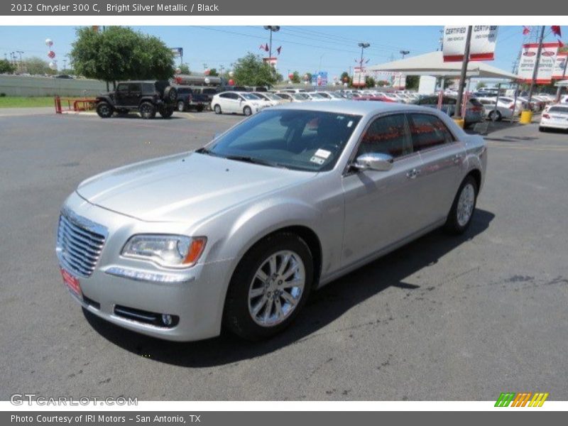 Bright Silver Metallic / Black 2012 Chrysler 300 C