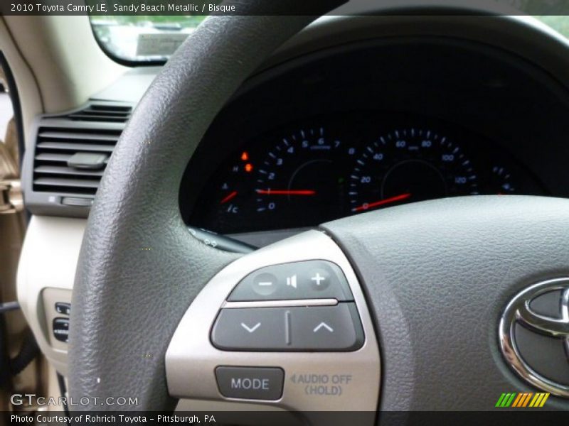 Sandy Beach Metallic / Bisque 2010 Toyota Camry LE