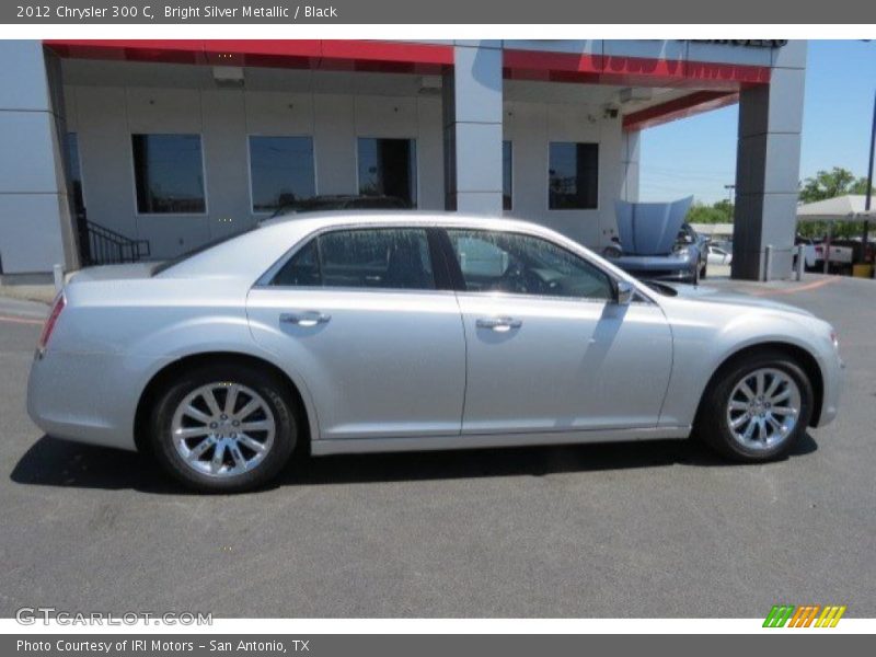 Bright Silver Metallic / Black 2012 Chrysler 300 C