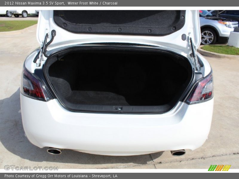 Winter Frost White / Charcoal 2012 Nissan Maxima 3.5 SV Sport