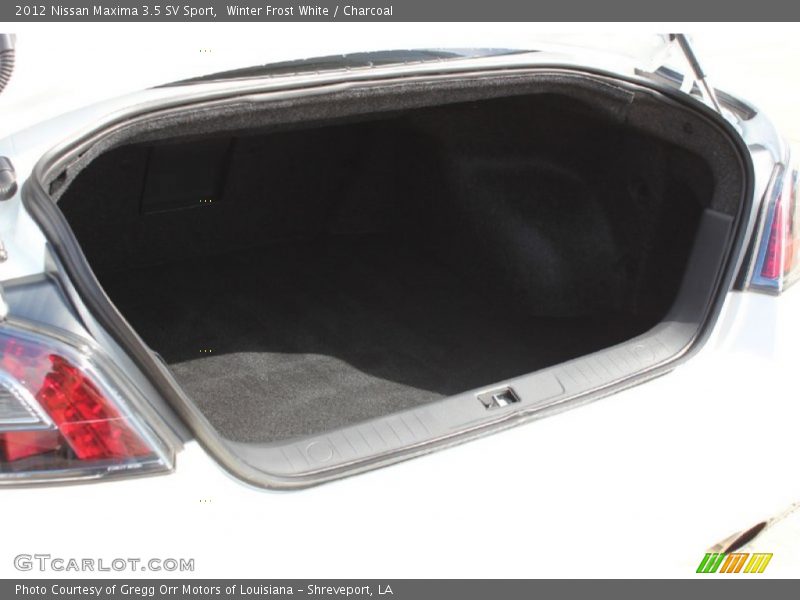 Winter Frost White / Charcoal 2012 Nissan Maxima 3.5 SV Sport