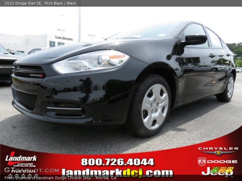 Pitch Black / Black 2013 Dodge Dart SE