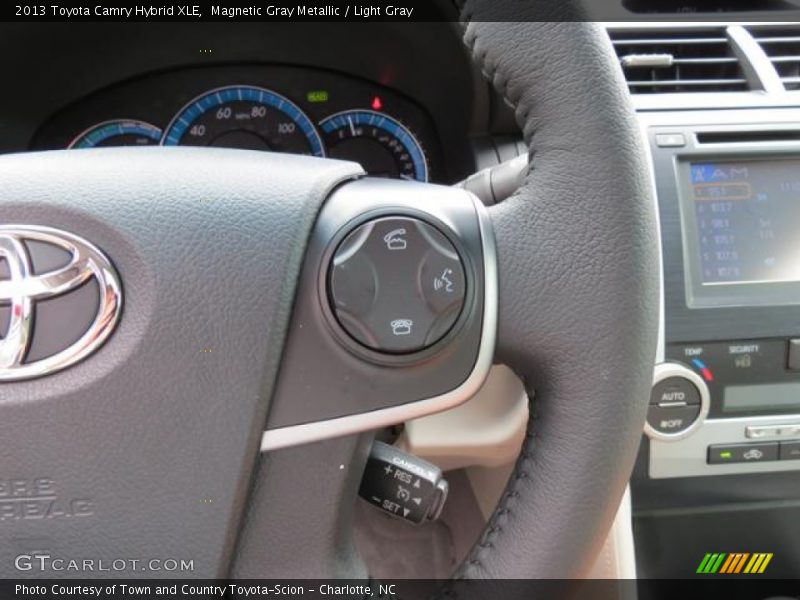 Magnetic Gray Metallic / Light Gray 2013 Toyota Camry Hybrid XLE