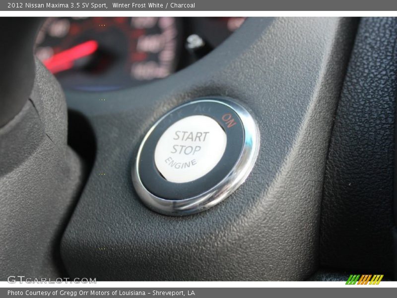 Winter Frost White / Charcoal 2012 Nissan Maxima 3.5 SV Sport