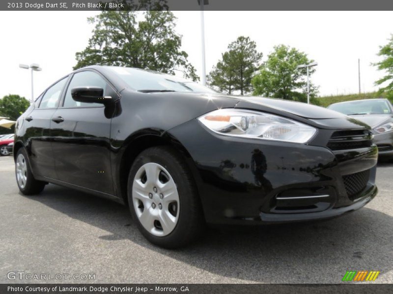Pitch Black / Black 2013 Dodge Dart SE
