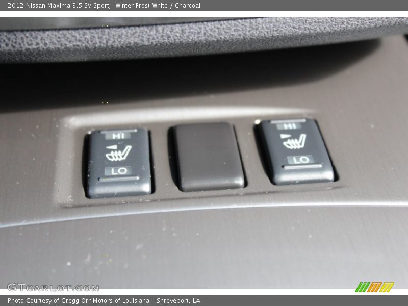 Winter Frost White / Charcoal 2012 Nissan Maxima 3.5 SV Sport