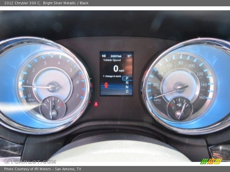 Bright Silver Metallic / Black 2012 Chrysler 300 C