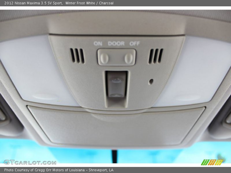 Winter Frost White / Charcoal 2012 Nissan Maxima 3.5 SV Sport