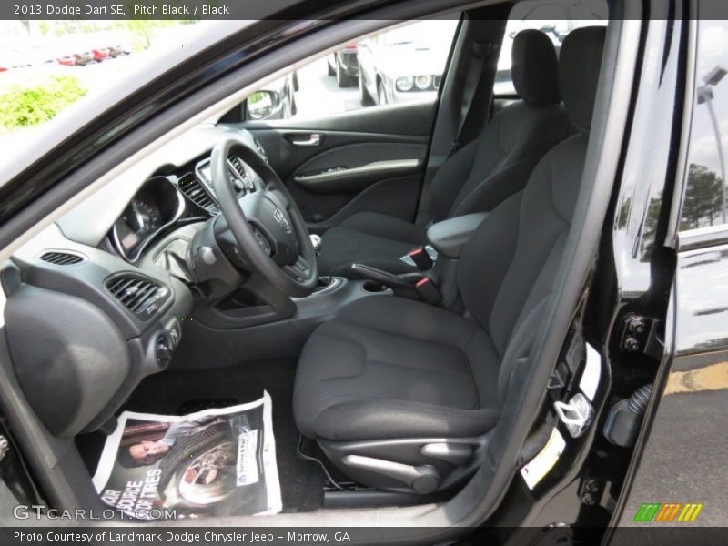 Pitch Black / Black 2013 Dodge Dart SE