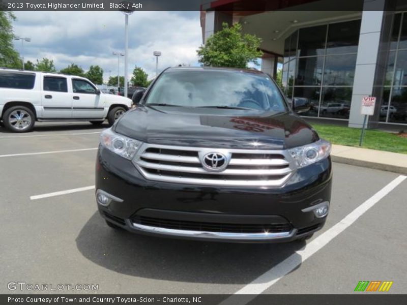 Black / Ash 2013 Toyota Highlander Limited