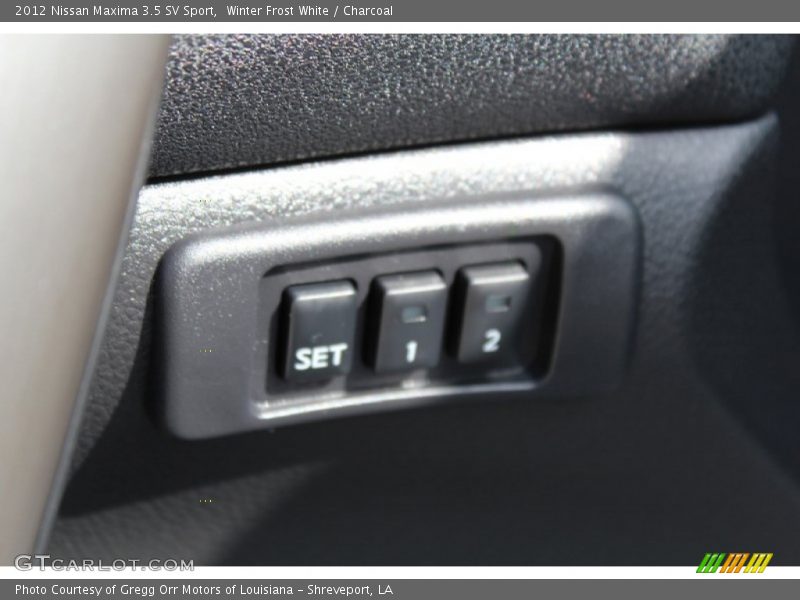 Winter Frost White / Charcoal 2012 Nissan Maxima 3.5 SV Sport