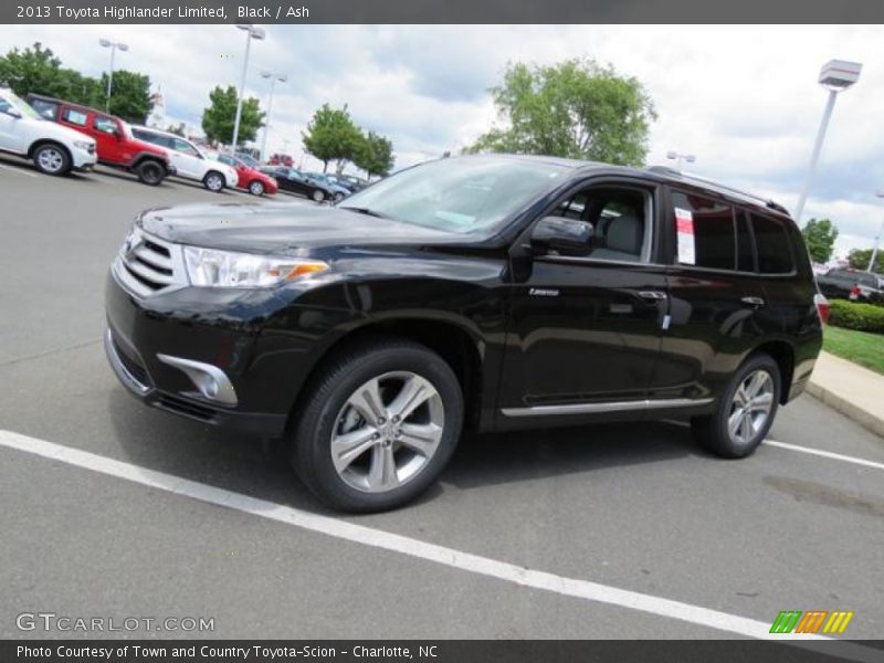 Black / Ash 2013 Toyota Highlander Limited