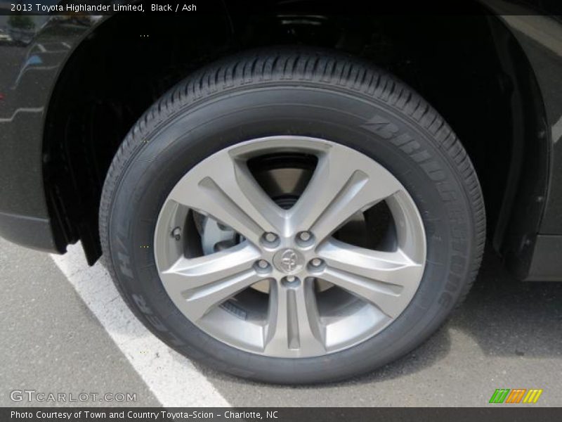 Black / Ash 2013 Toyota Highlander Limited