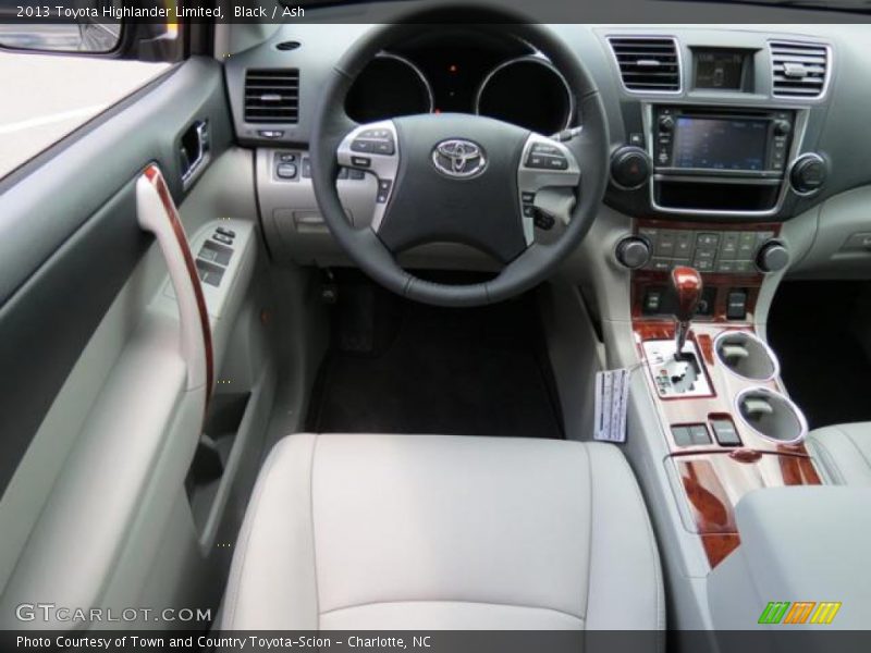 Black / Ash 2013 Toyota Highlander Limited