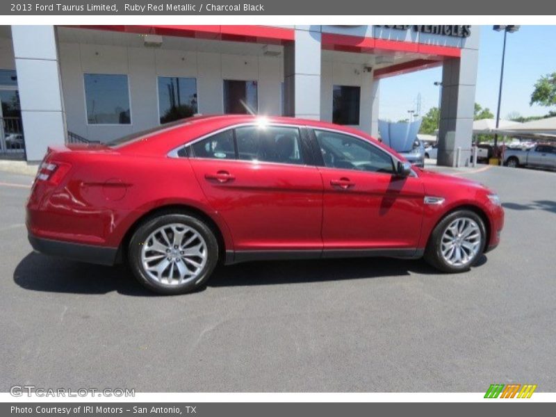 Ruby Red Metallic / Charcoal Black 2013 Ford Taurus Limited