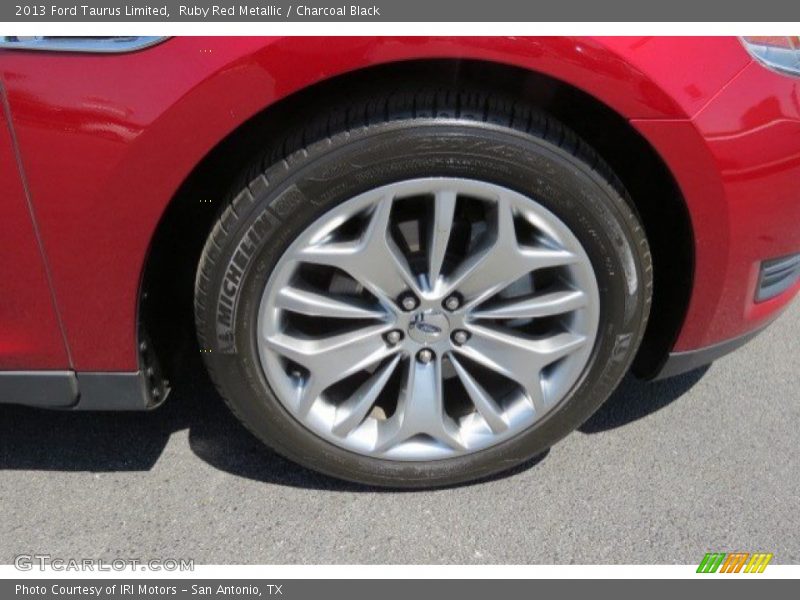 Ruby Red Metallic / Charcoal Black 2013 Ford Taurus Limited