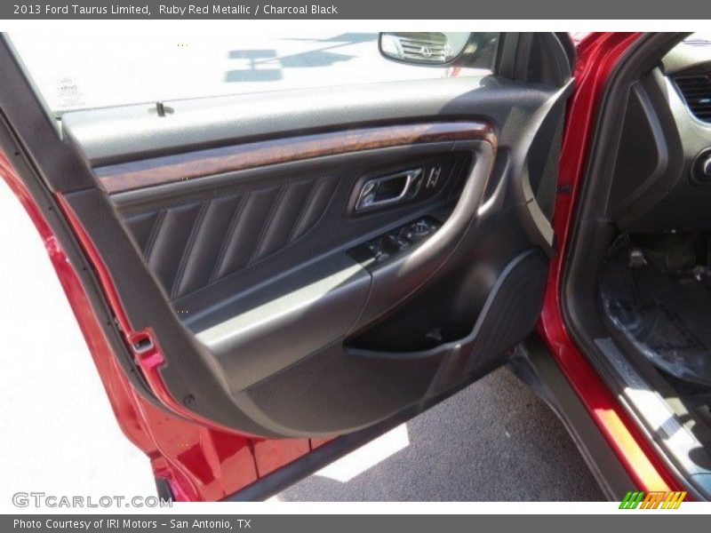 Ruby Red Metallic / Charcoal Black 2013 Ford Taurus Limited