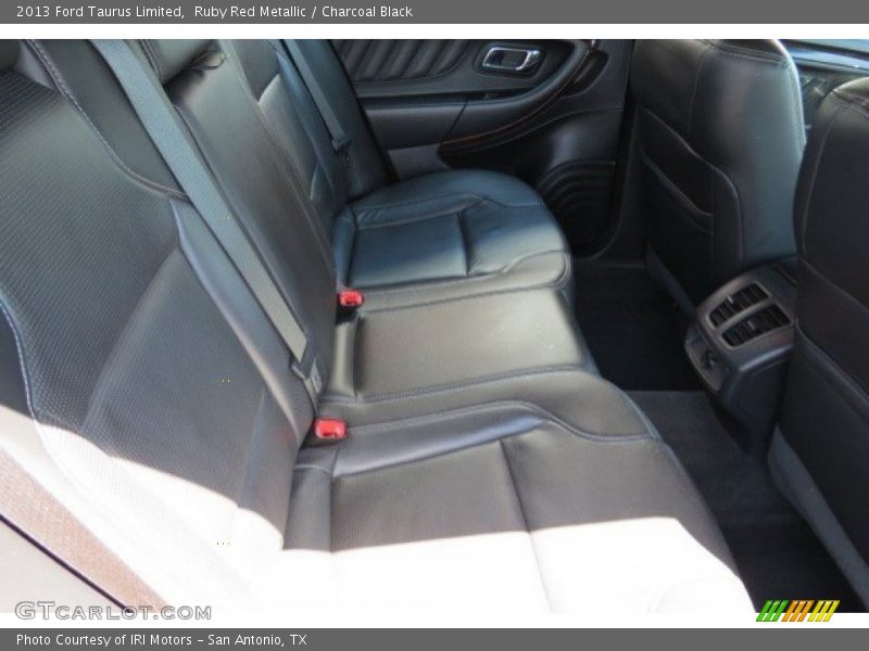 Ruby Red Metallic / Charcoal Black 2013 Ford Taurus Limited