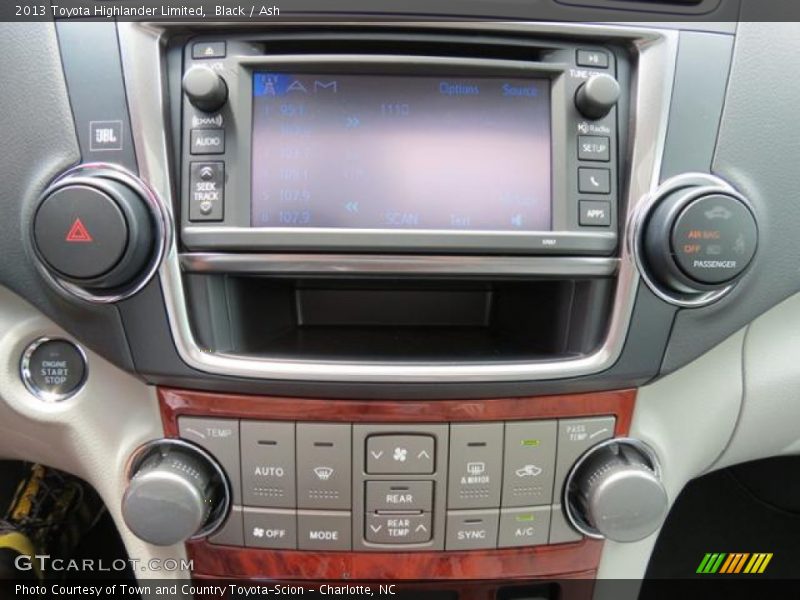 Black / Ash 2013 Toyota Highlander Limited