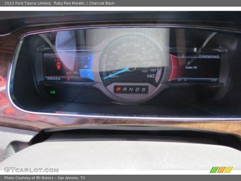 Ruby Red Metallic / Charcoal Black 2013 Ford Taurus Limited