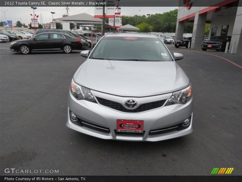 Classic Silver Metallic / Black/Ash 2012 Toyota Camry SE