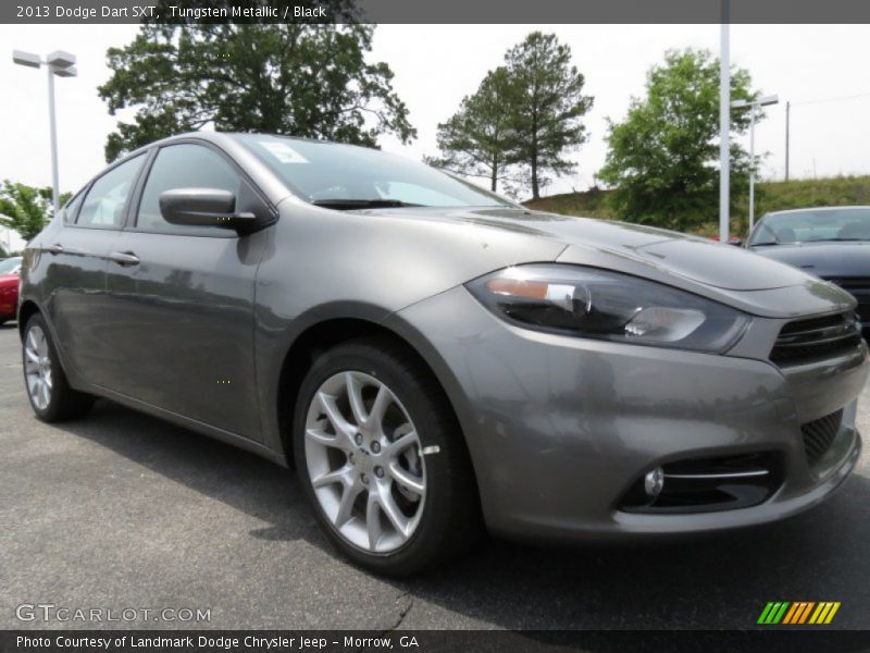 Tungsten Metallic / Black 2013 Dodge Dart SXT