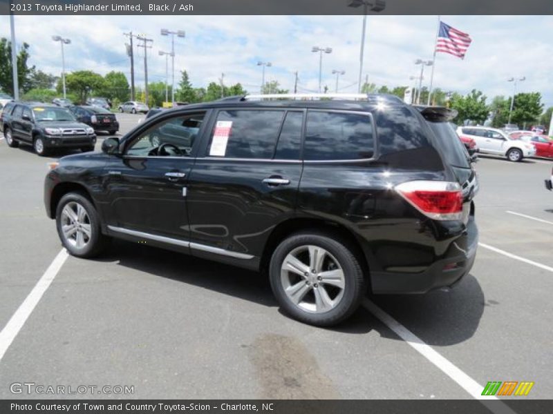 Black / Ash 2013 Toyota Highlander Limited