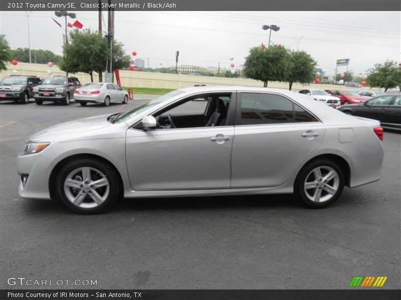Classic Silver Metallic / Black/Ash 2012 Toyota Camry SE