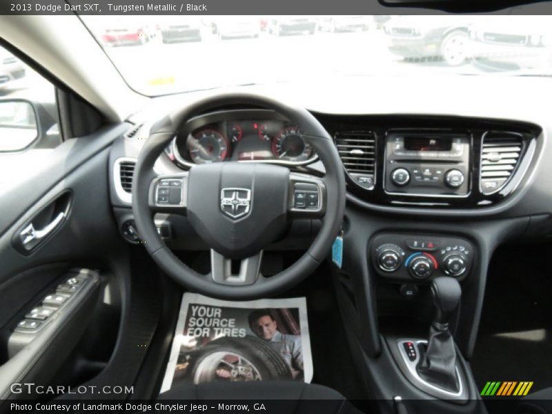 Tungsten Metallic / Black 2013 Dodge Dart SXT