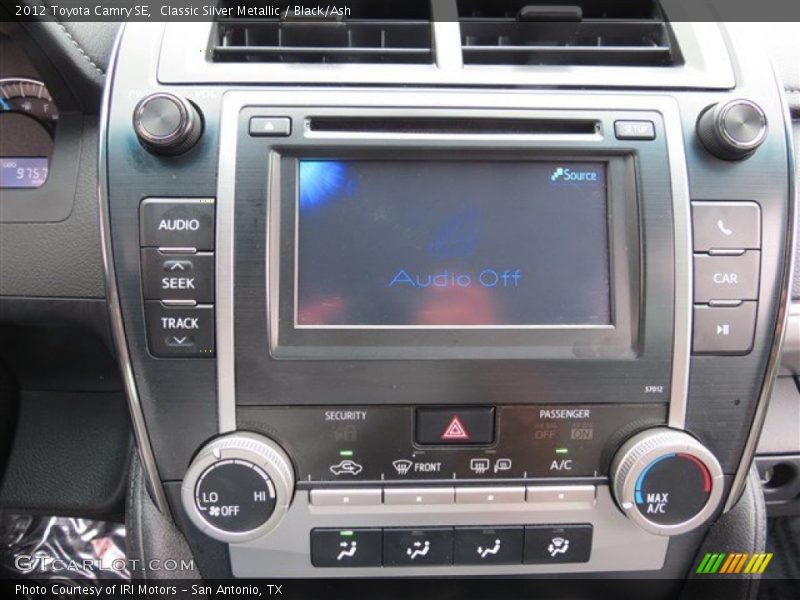 Classic Silver Metallic / Black/Ash 2012 Toyota Camry SE