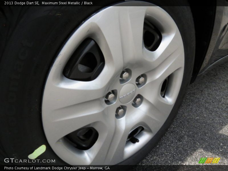 Maximum Steel Metallic / Black 2013 Dodge Dart SE