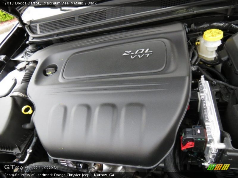 Maximum Steel Metallic / Black 2013 Dodge Dart SE