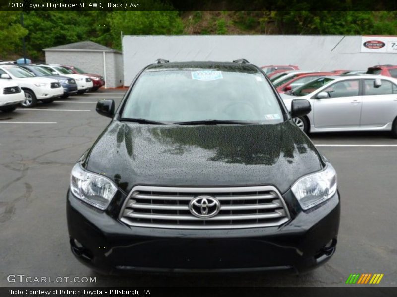 Black / Ash 2010 Toyota Highlander SE 4WD