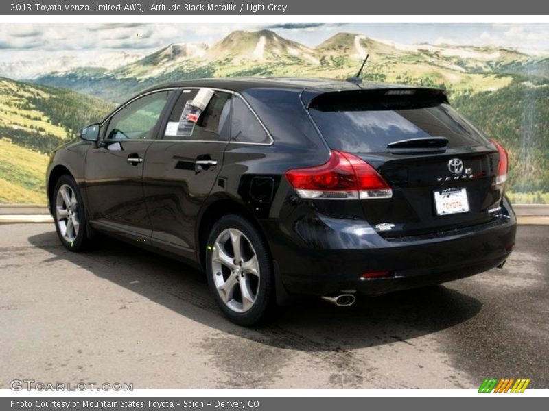 Attitude Black Metallic / Light Gray 2013 Toyota Venza Limited AWD