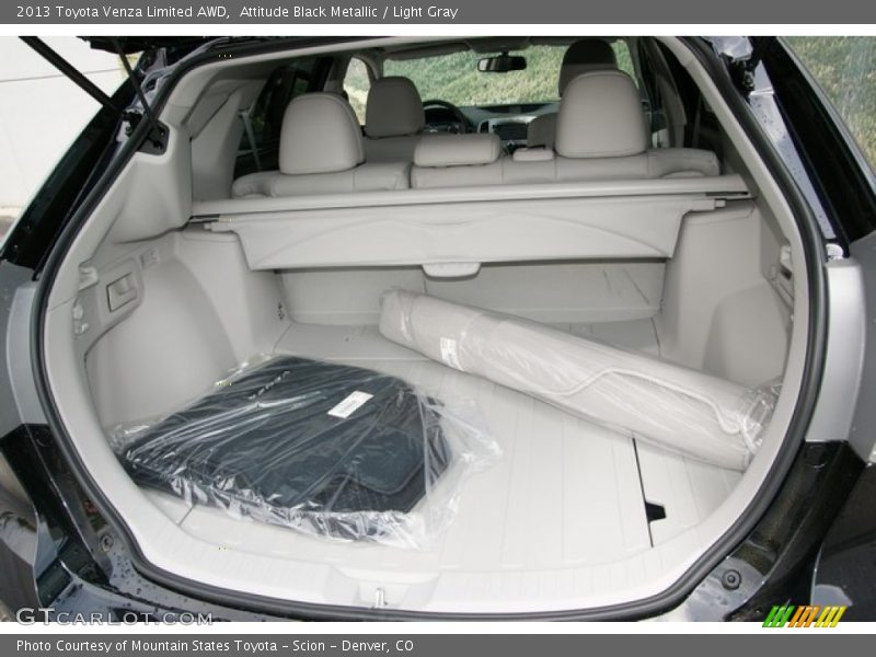 Attitude Black Metallic / Light Gray 2013 Toyota Venza Limited AWD