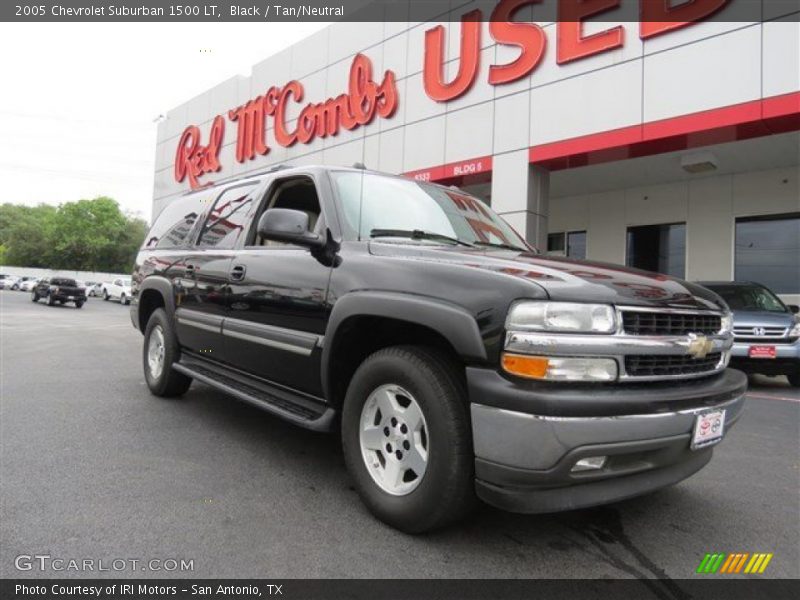 Black / Tan/Neutral 2005 Chevrolet Suburban 1500 LT