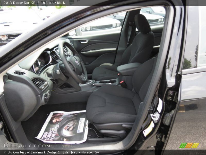 Pitch Black / Black 2013 Dodge Dart SE